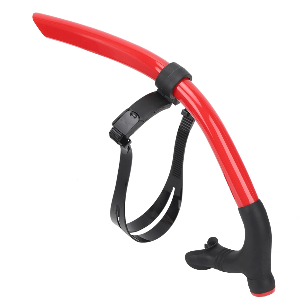 Front Snorkel Breathing Tube Detachable Swimming Scuba for Snorkeling Diving TrainingRed