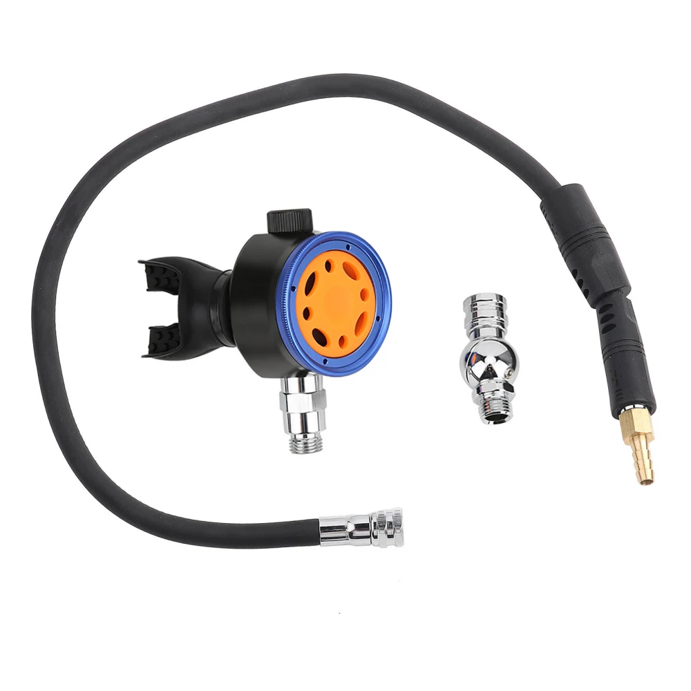 Metal Second Level Snorkeling Regulator Breath Valve Diving Equipment with Universal Connector