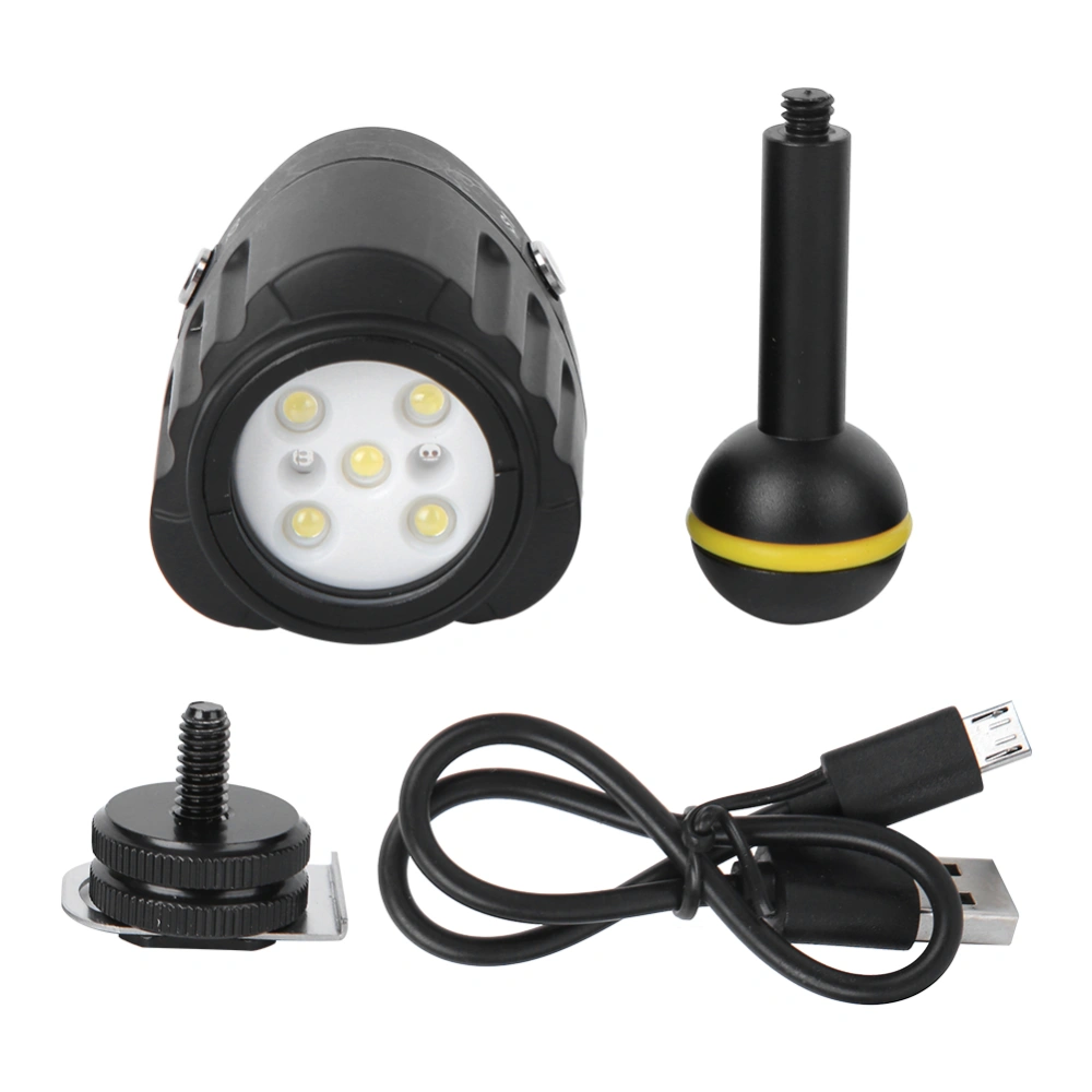 Diving 40m Depth Waterproof LED Fill Light Photography Camera Shooting Accessory