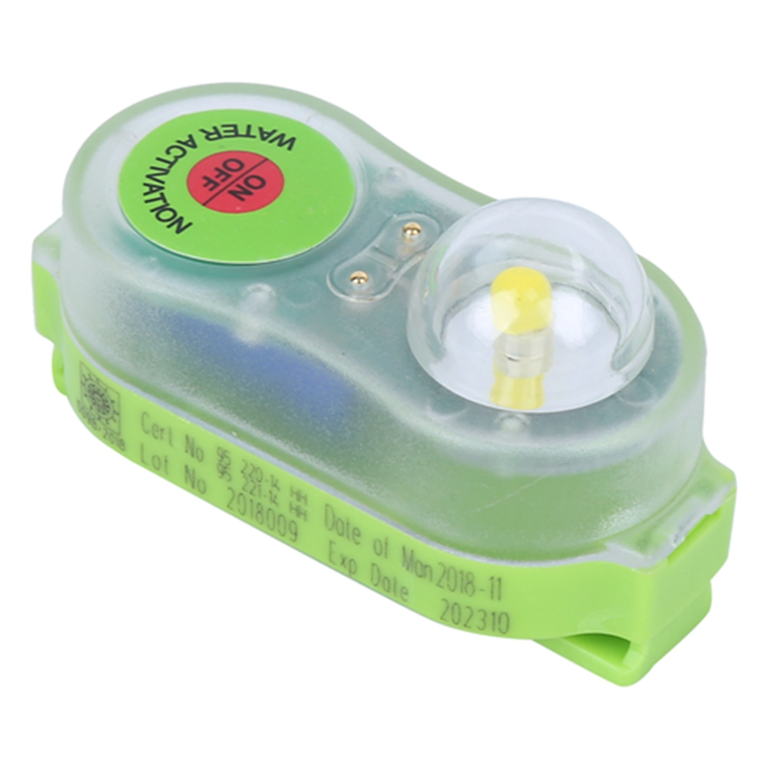 Life Jacket Light Lamp LED Lithium JHYD I Seawater Self Lighting Life Saving Flashlight Conspicuous Attract Light Lamp(Cyan )