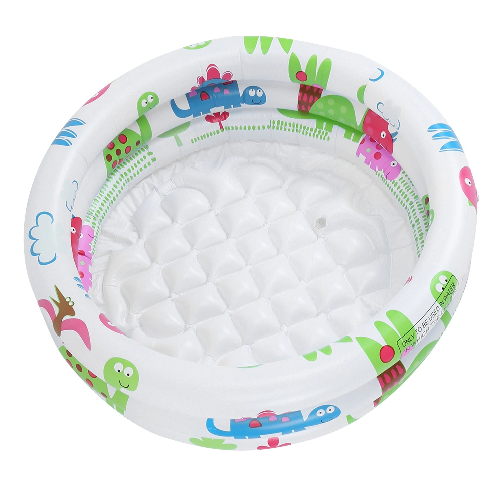 Cartoon Dinosaur Pattern Round PVC Inflatable Swimming Pool Bathtub for Children Kid