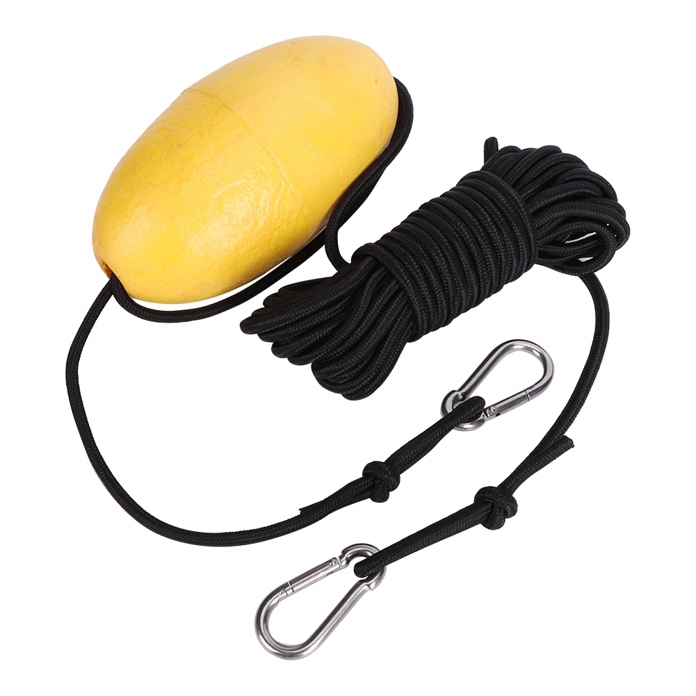 9.8m/32.2ft Fishing Drift Anchor Throw Line Sea Drogue Portable Float Buoy Accessory for Marine Boat Yacht Kayak