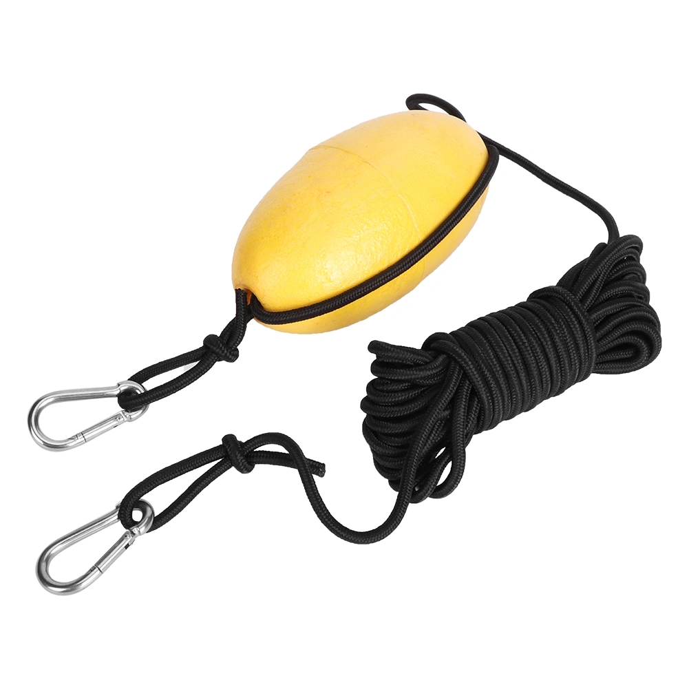 9.8m/32.2ft Fishing Drift Anchor Throw Line Sea Drogue Portable Float Buoy Accessory for Marine Boat Yacht Kayak