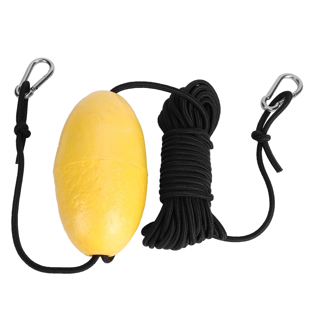 9.8m/32.2ft Fishing Drift Anchor Throw Line Sea Drogue Portable Float Buoy Accessory for Marine Boat Yacht Kayak