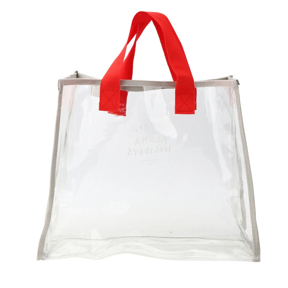 Outdoor Waterproof Beach Bag Transparent PVC Handbag Portable Clothes Storage Packet