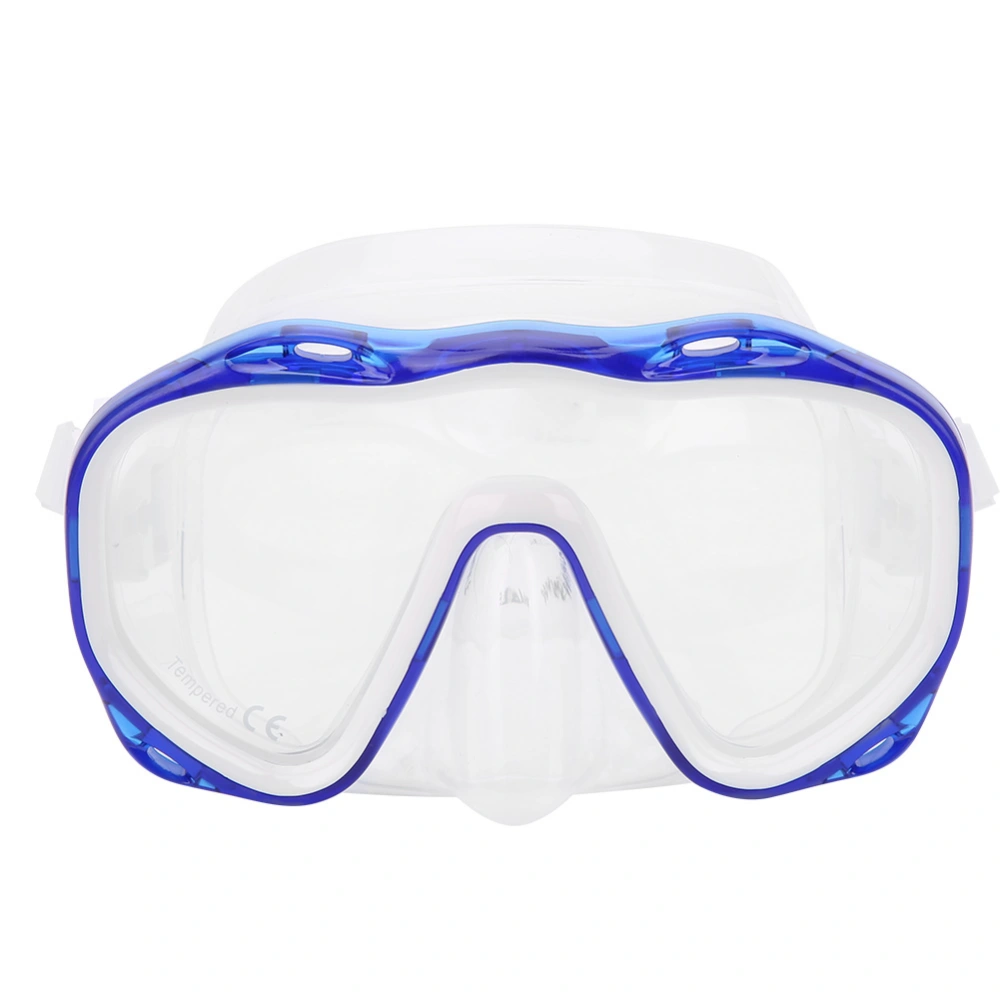 Adult Diving Goggles Face Shield Glasses Silicone Eye Protector Snorkeling EquipmentsMK‑903 Deep Blue