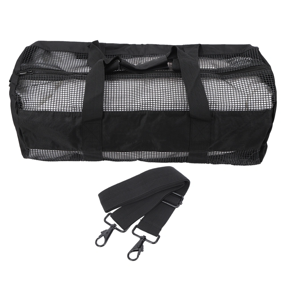 Nylon Portable Underwater Diving Equipment Durable PVC Coating Mesh Bag Storage Pouch