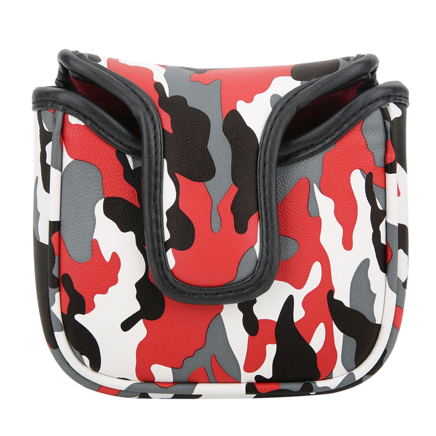 Square Golf Putter Cover Headcover Camouflage Waterproof PU Golf Club Head Cover Magnetic Closure Accessory