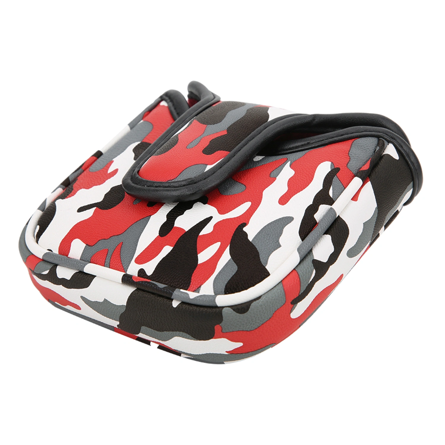Square Golf Putter Cover Headcover Camouflage Waterproof PU Golf Club Head Cover Magnetic Closure Accessory