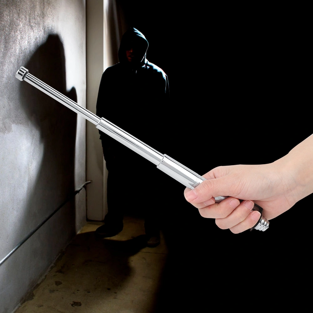 Adjustable Retractable Self Defense Portable Stick Pen Style 3 Section Outdoor Tools