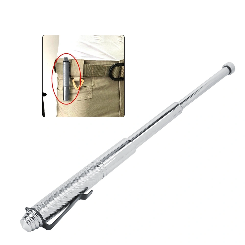 Adjustable Retractable Self Defense Portable Stick Pen Style 3 Section Outdoor Tools