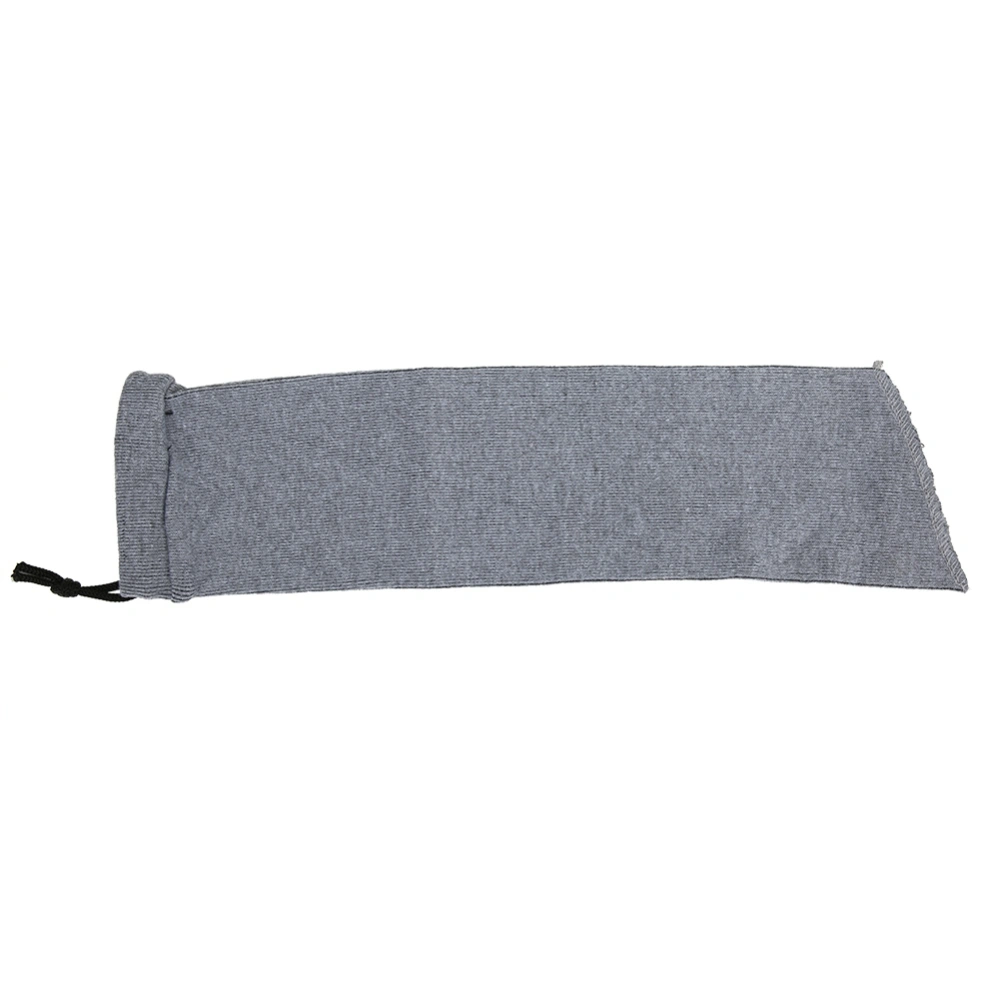 Outdoor Hunting Dustproof Musket Storage Bag Knitting Protective Sleeve Handgun Short Sockslight gray small size