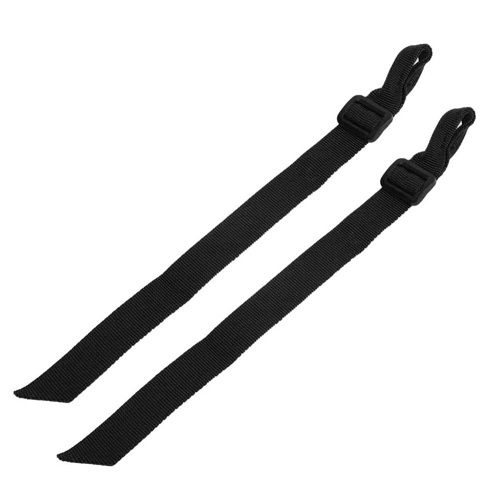 2PCS Nylon Multifunction BB Hanging Buckle Military Tactics Cable Tie Single Point Backpack Strap for Outdoor Leisure Shooting SuppliesTactics Cable Tie Black