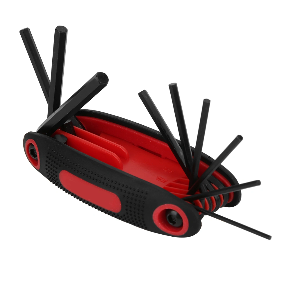 Aluminum Main Body Rubber Outer Cover Lightweight Recurved Bow Internal Hex Set Wrench Archery AccessoryRed