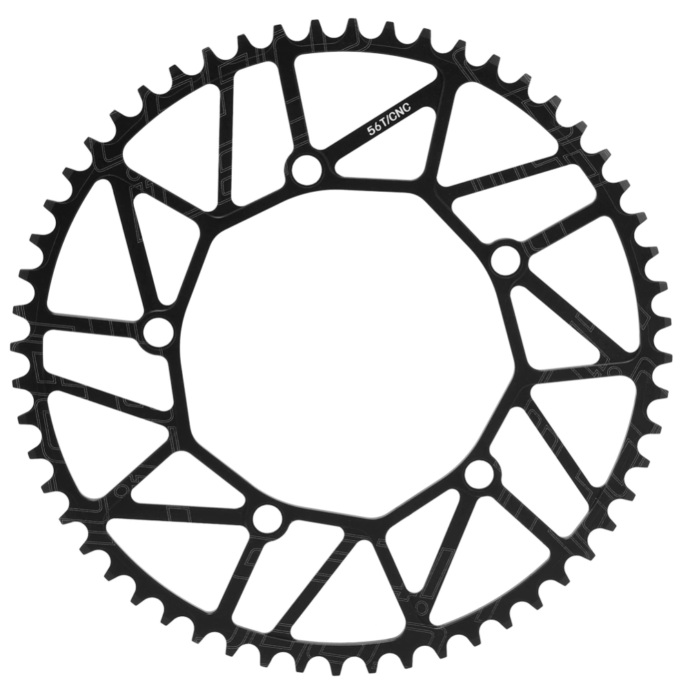 ZTTO Ultra Light LP Bike Positive &amp; Negative Teeth Single Chainring 130BCD Chain Wheel Bicycle Accessory(56T )