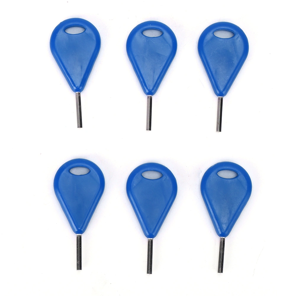 6 Pcs/Pack Surfboard Fin Hex Key Surf Fin Key Surfboard Accessories Surfing EquipmentBlue