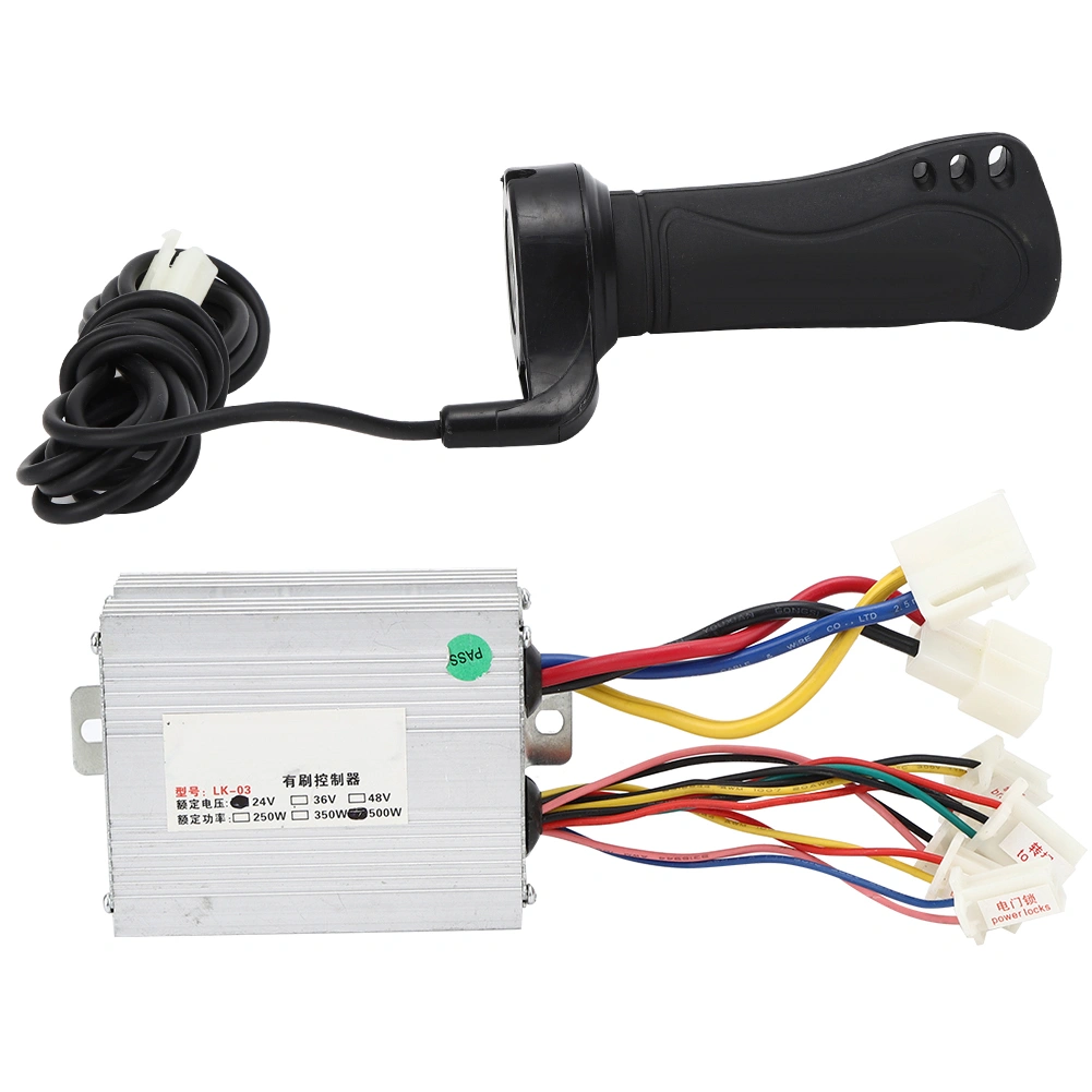 24V 500W Electric Bike Brushed Controller Extension Cable Handlebar Electric Bike Accessories