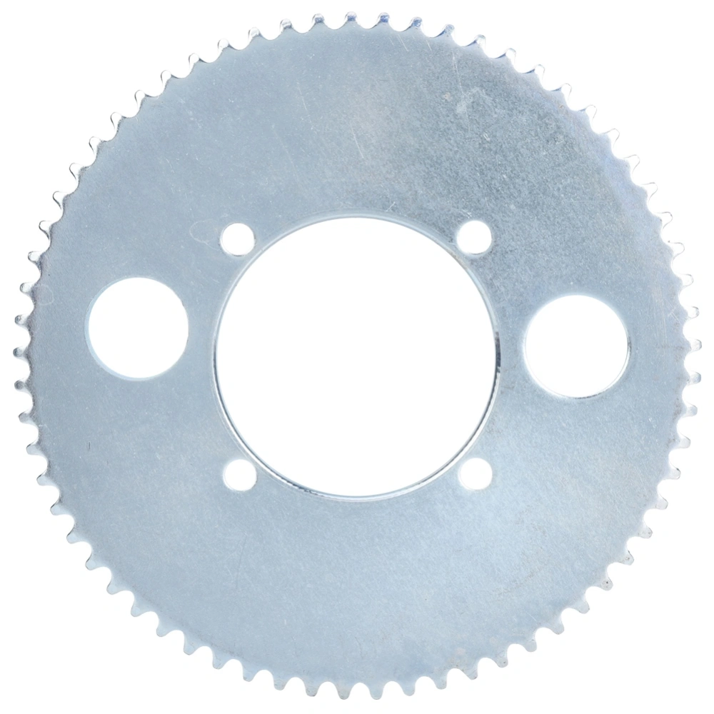 Electric Scooter Sprocket 65 Tooth Chain 4 Holes Crankset Gear Plate for 25H Small Chain