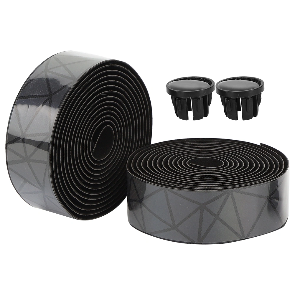 ZTTO PU Road Bicycle Handlebar Tape Damping Sweat Absorption Breathable Bike Handle Bar Wrap Cycling AccessoryGradient Gray
