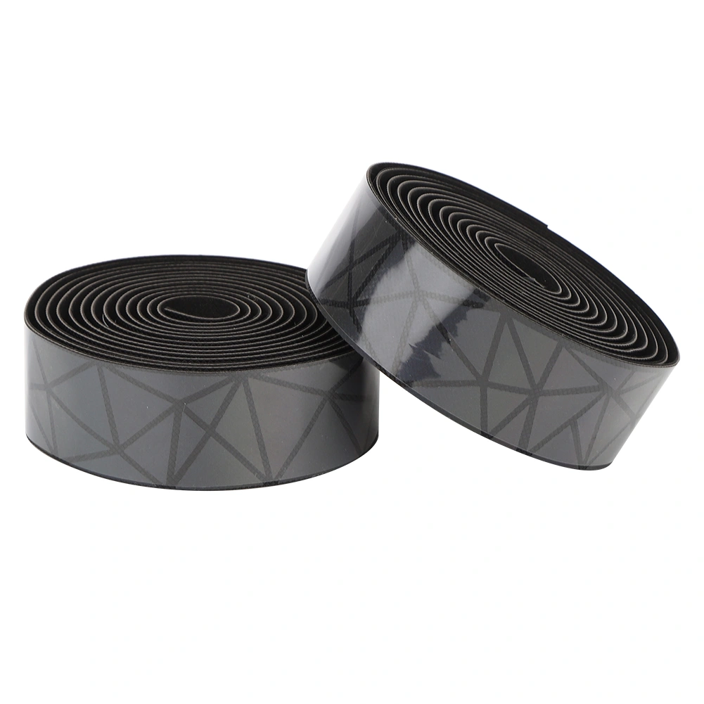 ZTTO PU Road Bicycle Handlebar Tape Damping Sweat Absorption Breathable Bike Handle Bar Wrap Cycling AccessoryGradient Gray