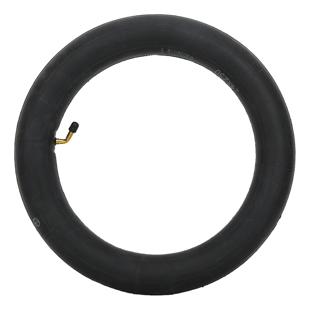 Electric Bicycle Butyl Rubber Inner Tube with Metal Bent Valve E Bike Accessories(14X2.50 )