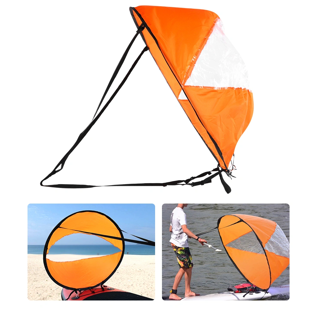 Eco Friendly Ultralight Portable Foldable High Transparency Special Sail Wind Paddle for Kayak Canoe Inflatable Boats