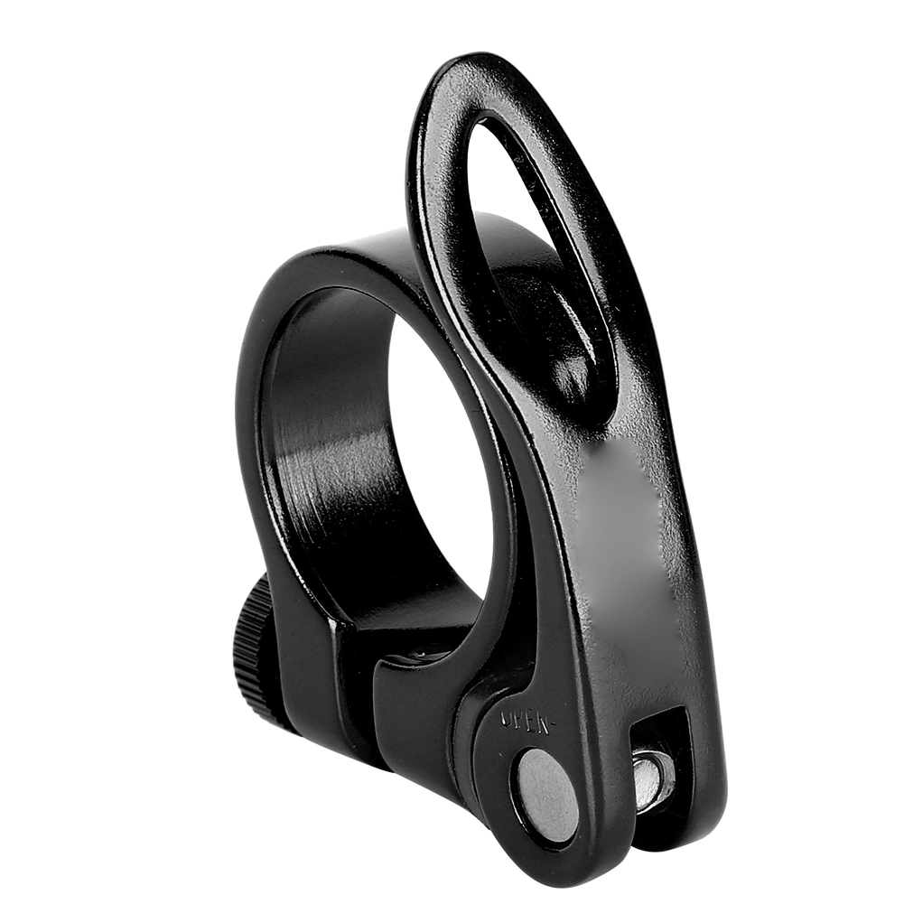 Aluminium Alloy Durable 34.9MM Mountain Bike Quick Release Seatpost Clip Road Bicycle Tube Fixed Clamp Cycling Sports Accessory