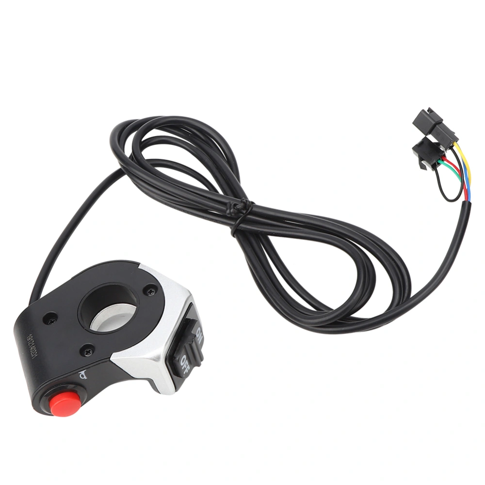 PVC Electric Mountain Bike Scooter 2 In 1 Horn Button Headlight Switch Bicycle Accessory