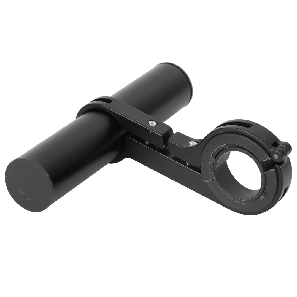Bicycle Handlebar Extension Bracket Multifunction 10cm Extender Bike Light Flashlight Support Clip Cycling EquipmentBlack