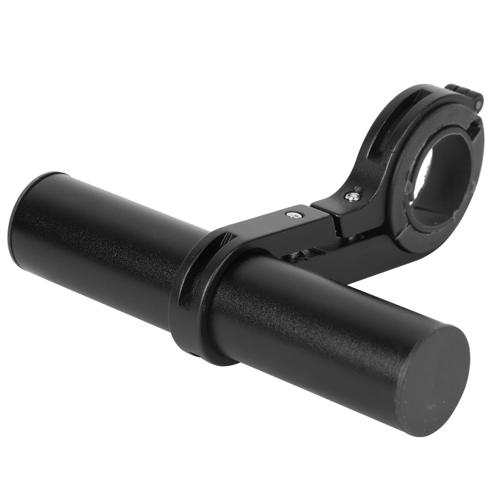 Bicycle Handlebar Extension Bracket Multifunction 10cm Extender Bike Light Flashlight Support Clip Cycling EquipmentBlack