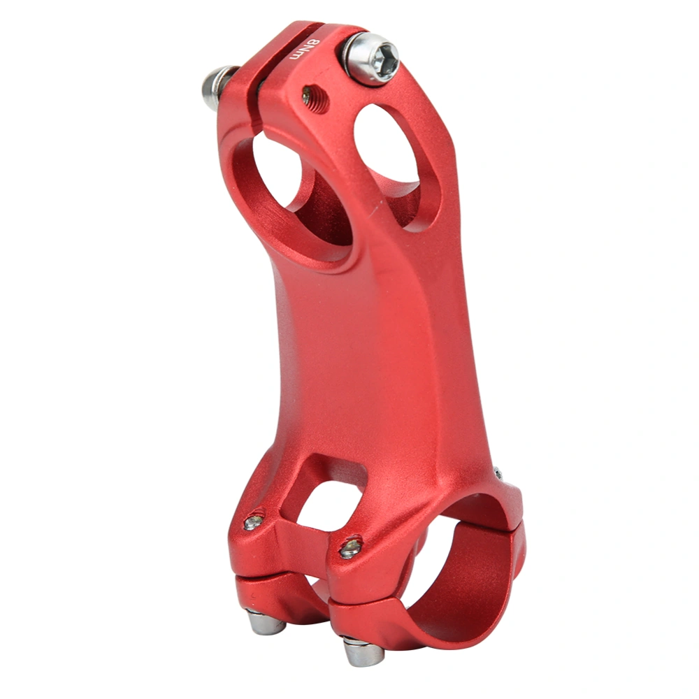 ZTTO XC AirOperated Negative Angle Rod Aluminium Alloy Bike Stem Cycling Accessory(red 80mm)