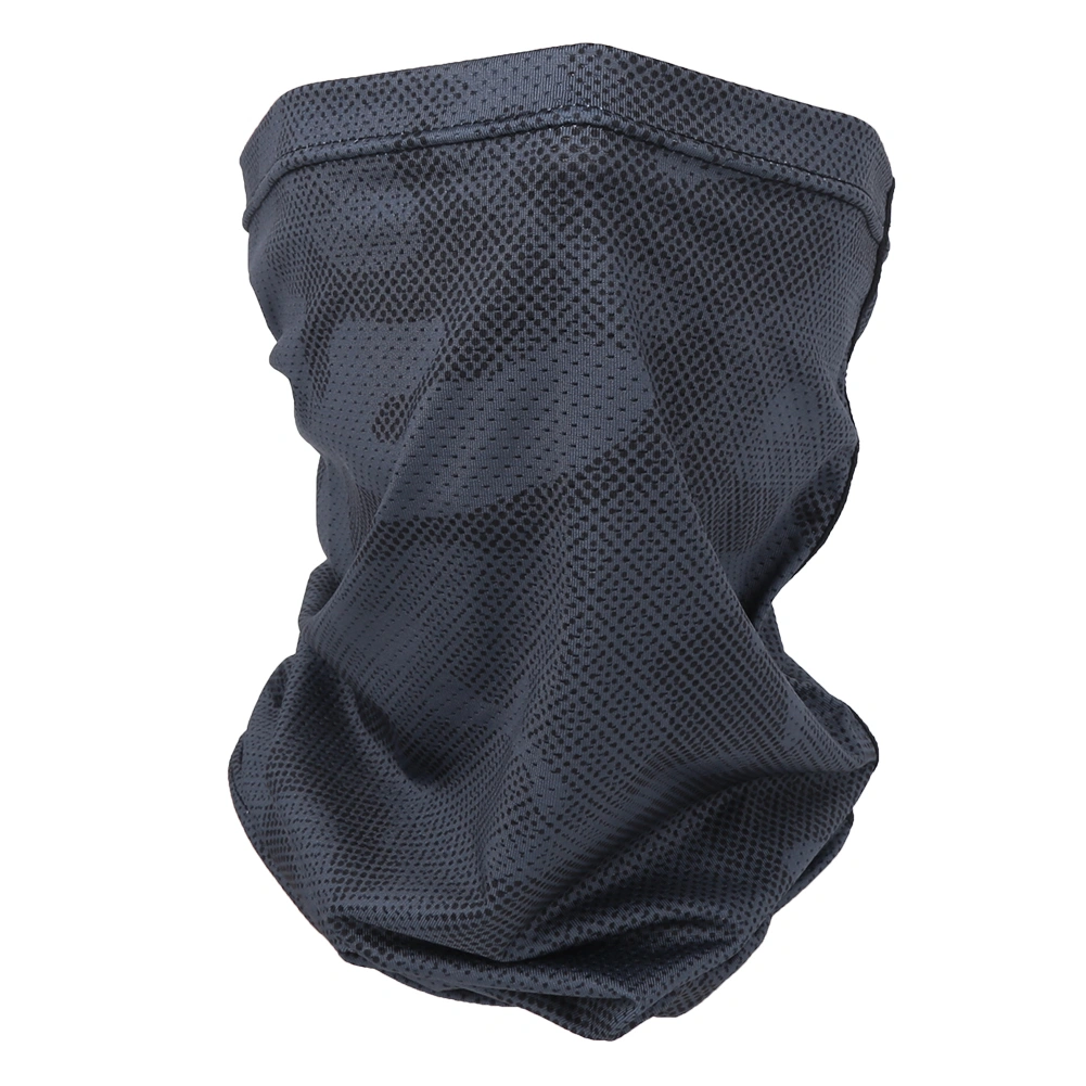 Sports Cycling Face Scarf Ice Silk Windproof Multifunction Headscarf Outdoor SuppliesIce Silk Face Scarf Camouflage Black