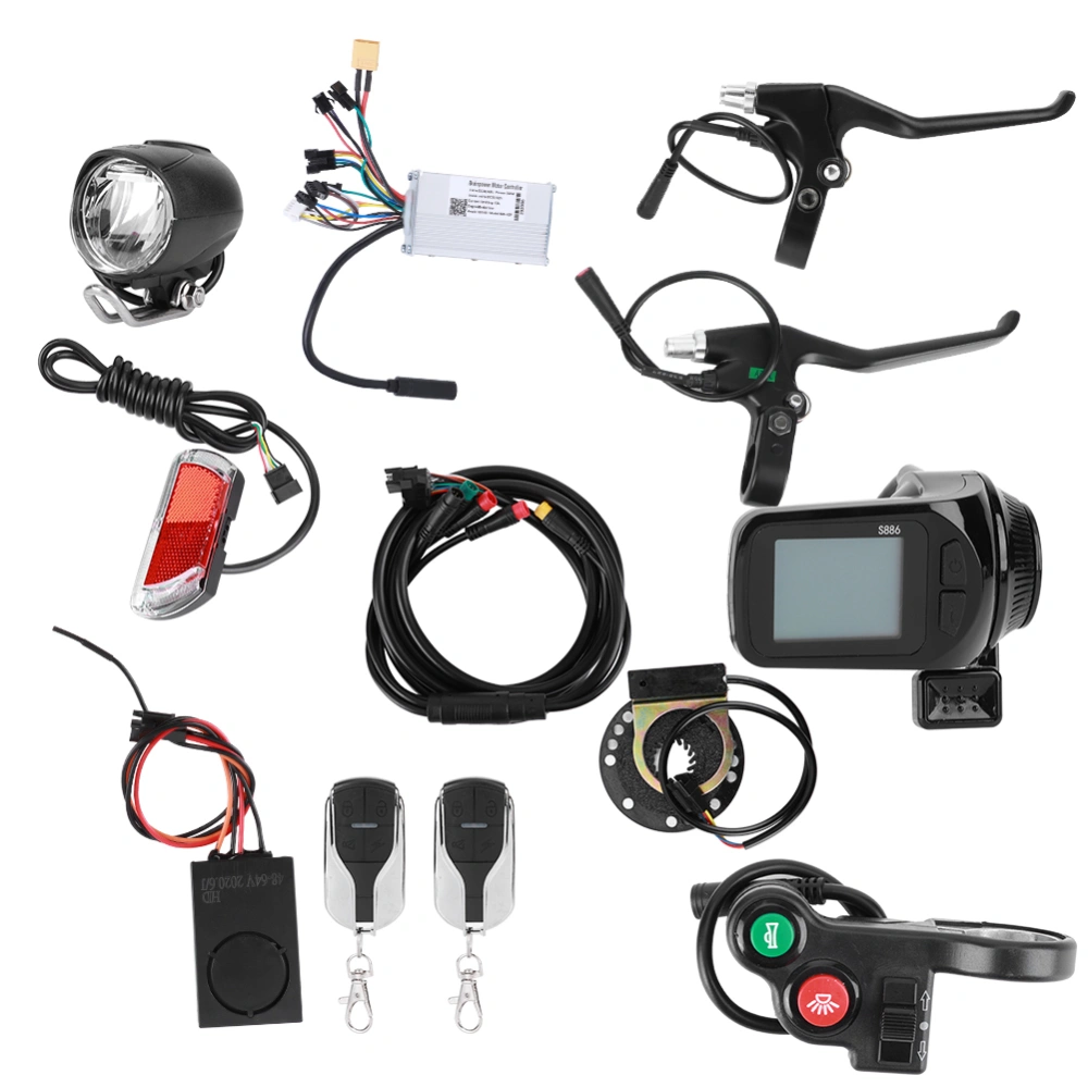 Electric Bicycle Waterproof Line Kit Mountain Bike Assist 886 Thumb Shifter Modified Accessory