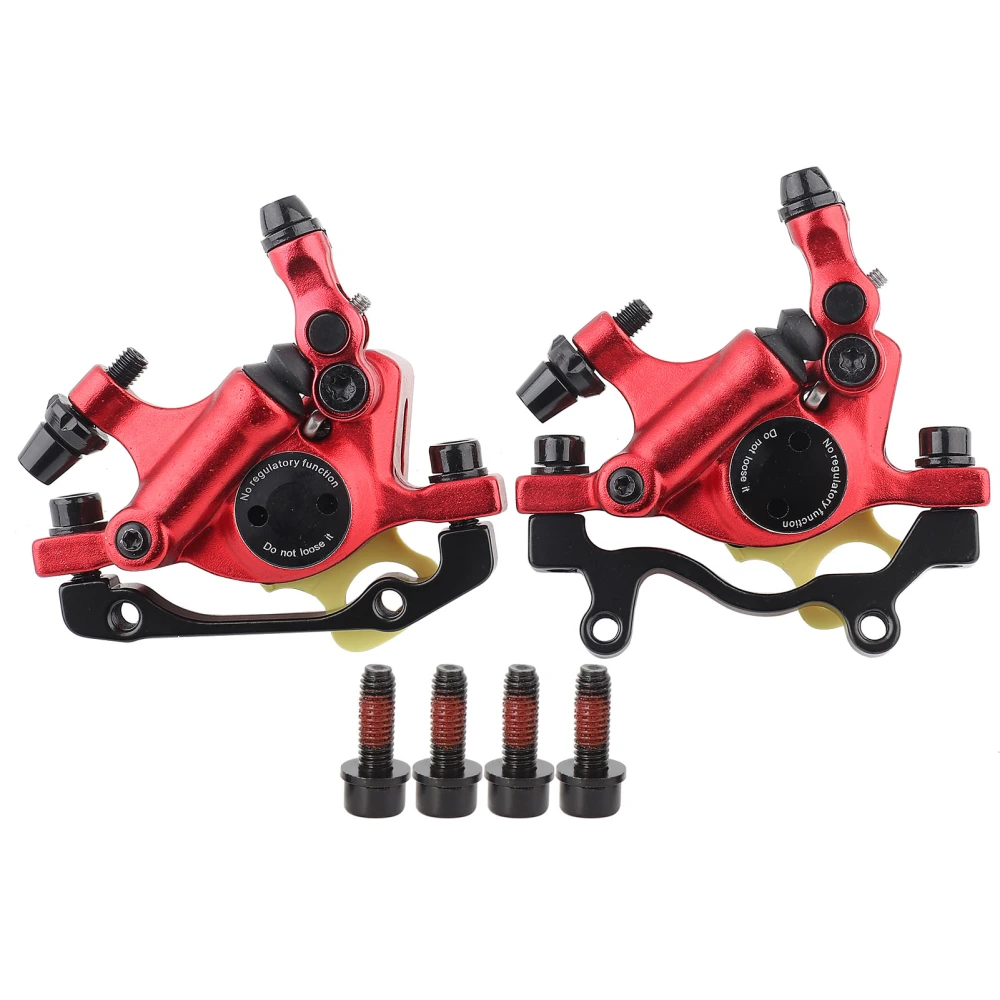 HB100 Line Pulling Hydraulic Disc Brake Calipers Vehicle Equipment for Mountain BikeRed