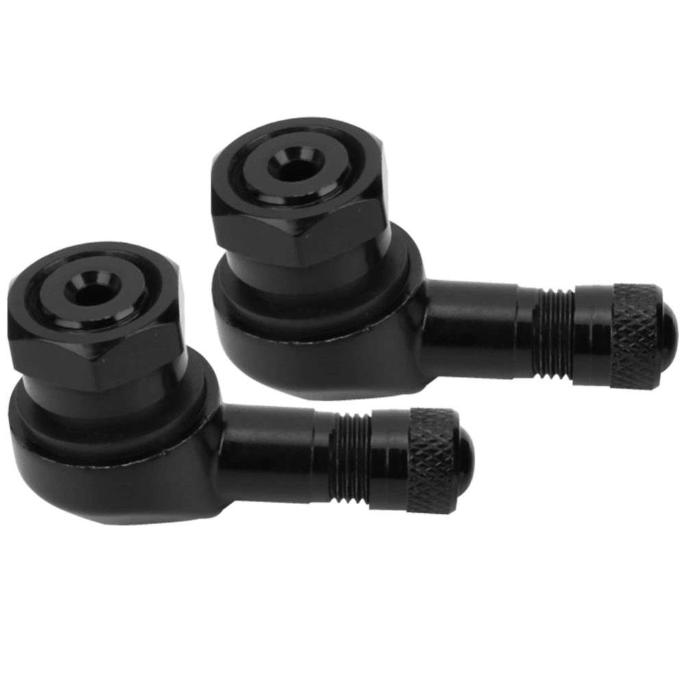 2Pcs 90 Degree Right Angle Valve Stems Motorcycle Electric Scooter Conversion Air Valve