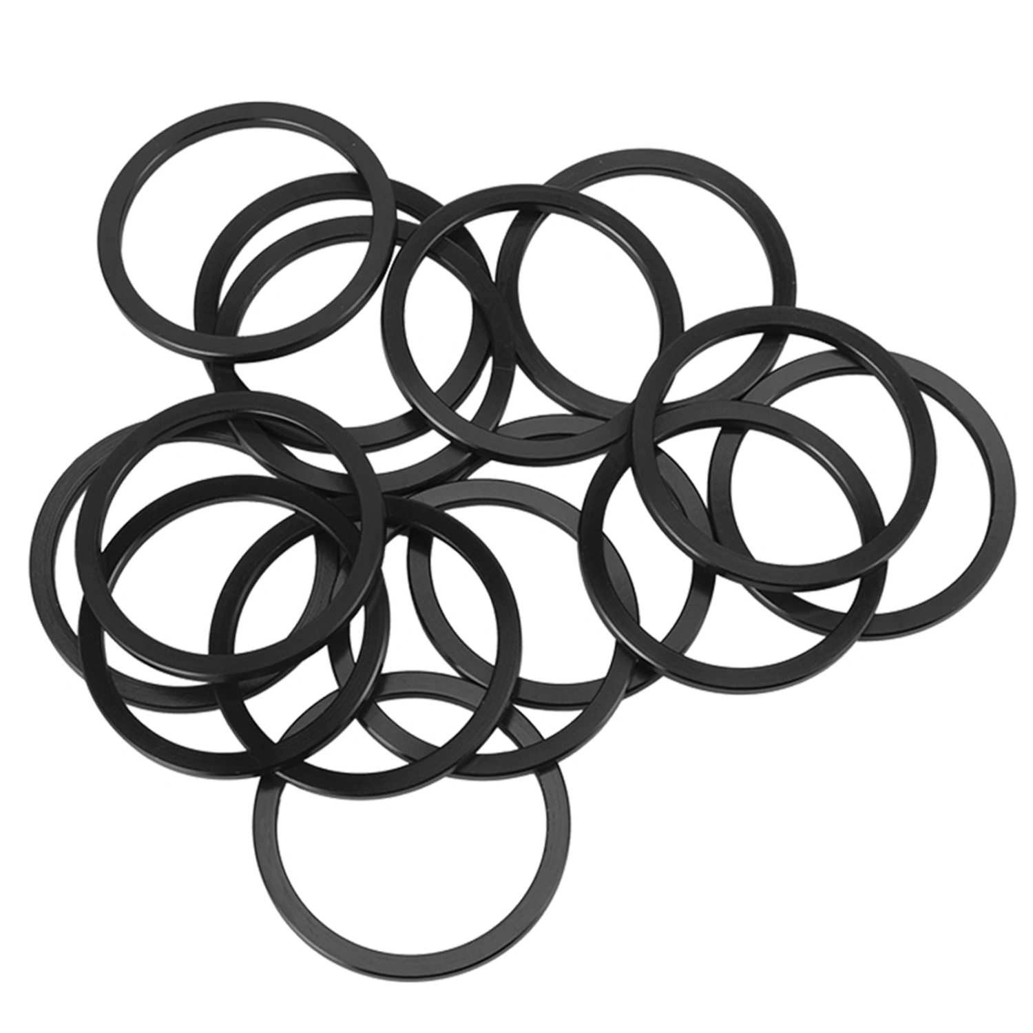 Aluminum Alloy Road Bike Bottom Bracket Gasket Bicycle Flywheel Hub Washer SpacerBlack