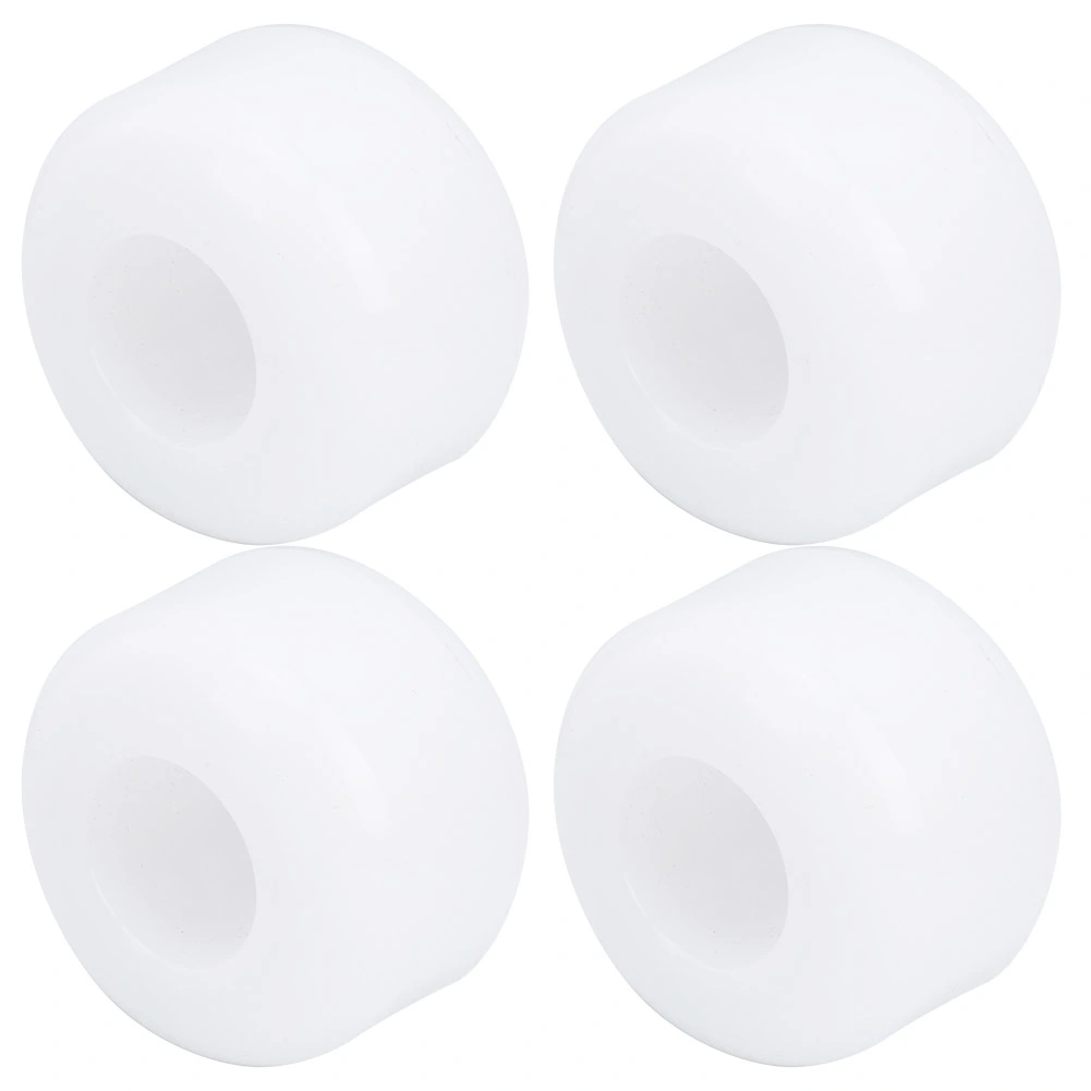4Pcs/Set High Elasticity PU Fish Board Skateboard Wheels Replacement Accessorieswhite