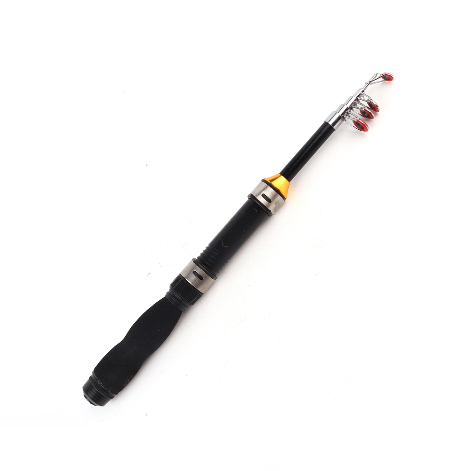 Ultra Short Telescopic Sea Pole Long Throw Four Layer Super Hard River Ice Fishing Rod