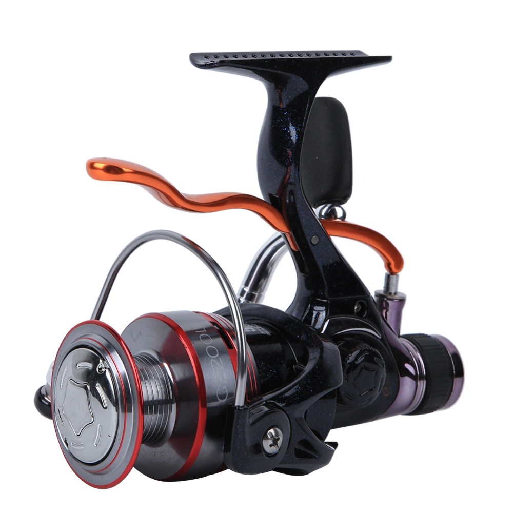 Hand Brake Metal Spool Fishing Wheel 6 Bearings Lure Rear Brake Discharge Force Spinning Reel