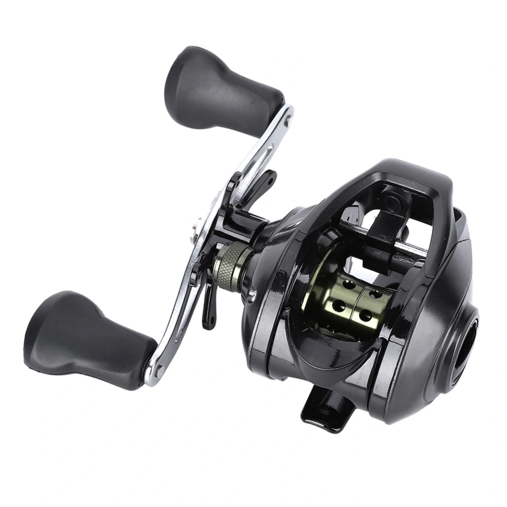 All Metal Spool 19+1 Bearing Low Profile Reel 7.2:1 Magnetic Brake Fishing Line Wheel Accessory(Left Hand )