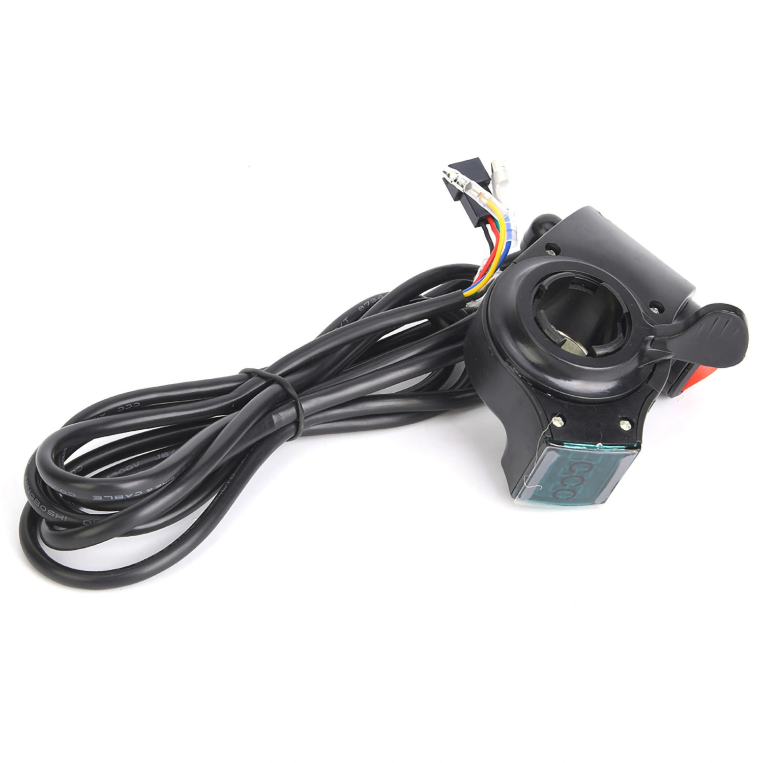 E‑Bike Thumb Throttle LCD Display Digital Battery Voltage Power Switch for Electric Vehicle