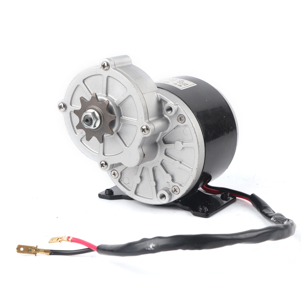 12V 250W Gear Reduction Electric Motor with 9 Tooth Sprocket Brushed DC Motors Reductor for E‑bike Scooter