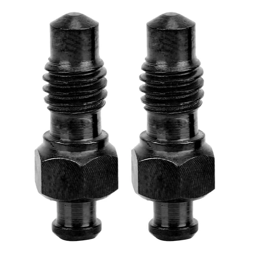 2 pcs Titanium Alloy Oil Disc Brake Bleed Nipple Exhaust Screws Set for Road Bicycle Accessoriesblack