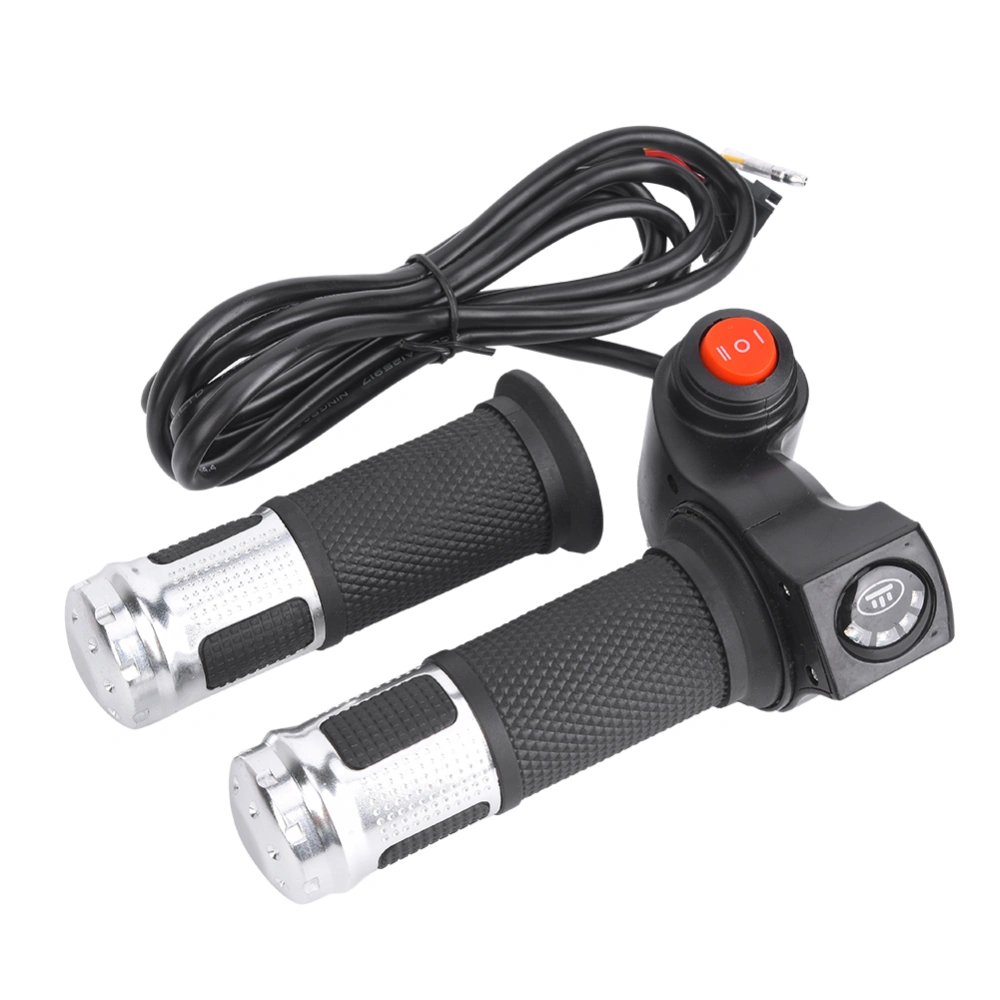 1 Pair E Bike Thumb Throttle LCD Display Digital Battery Voltage Power Switch for Electric Vehicle