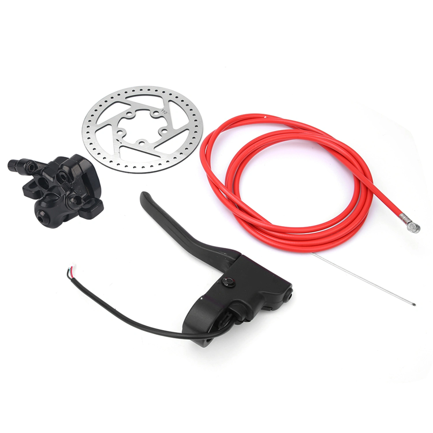 Metal Disc Brake Device Set Brake Line Handle for Xiaomi M365 Electric Scooter Accessories Kit