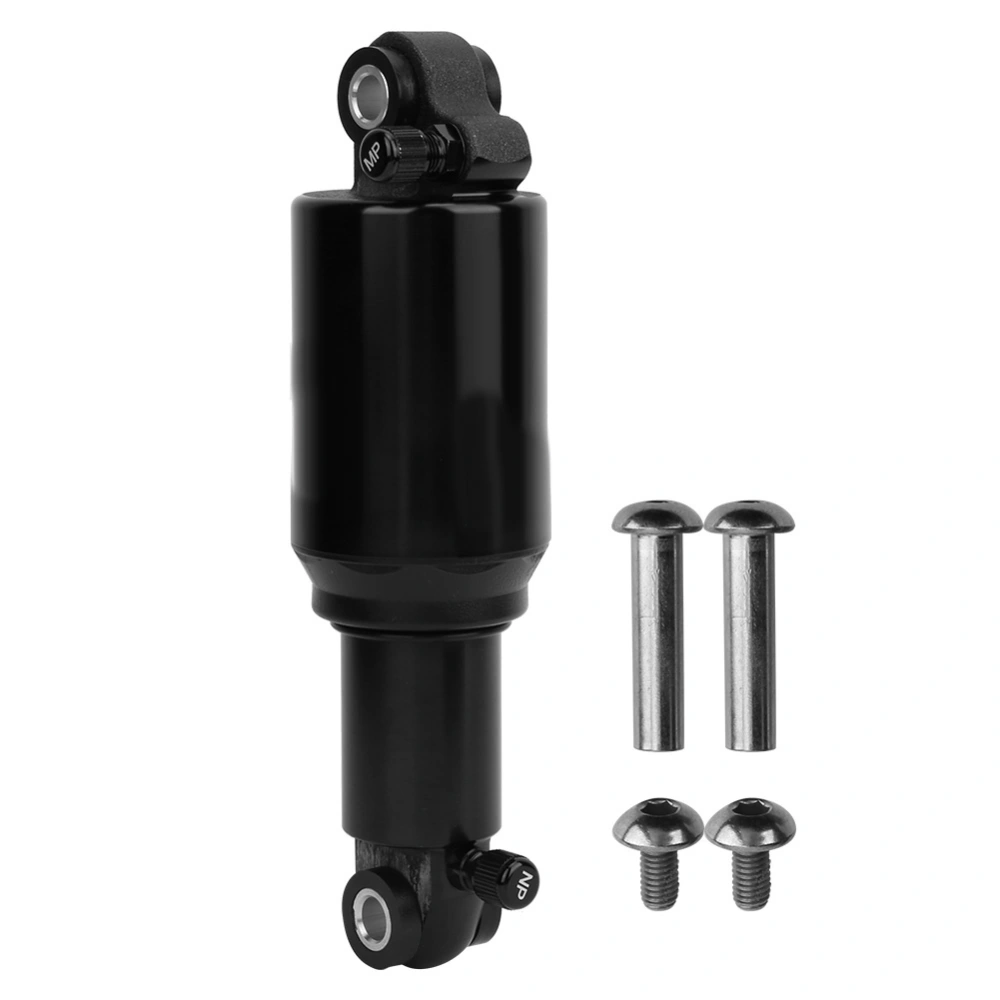 Black Aluminum Alloy Mountain Bike Air Rear Shock Absorber Suspension with Screws Kit150MM