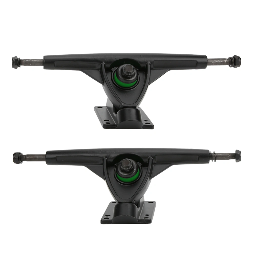 2PCS MS3104 Black Aluminium Alloy 7 Inch Beginner Skateboard Thicken Base Long Board Truck Bracket