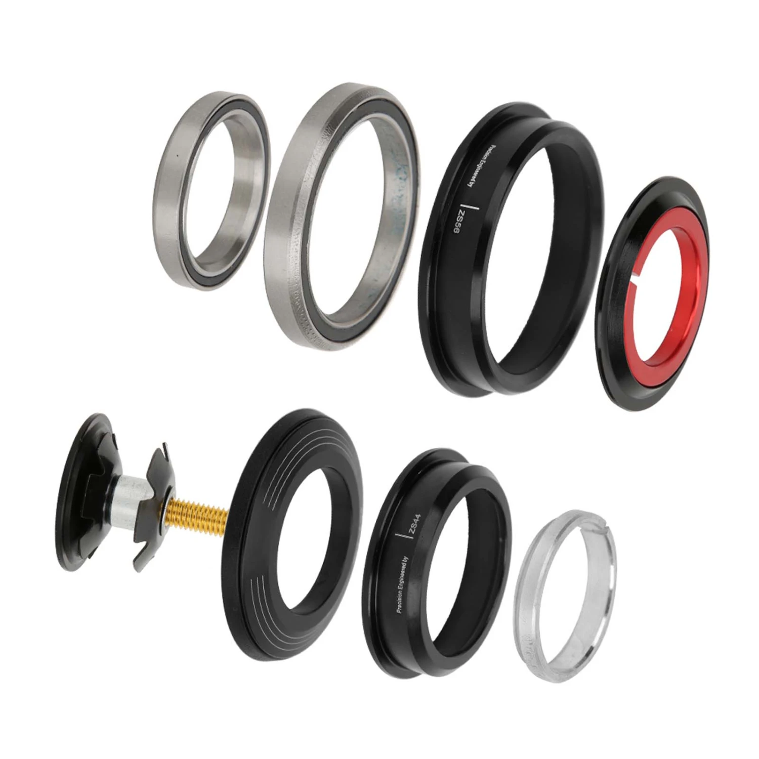 ZTTO CNC ZS44/ZS56 Aluminium Alloy Bike Double Purpose External Taper Headset Bearing for Bicycle