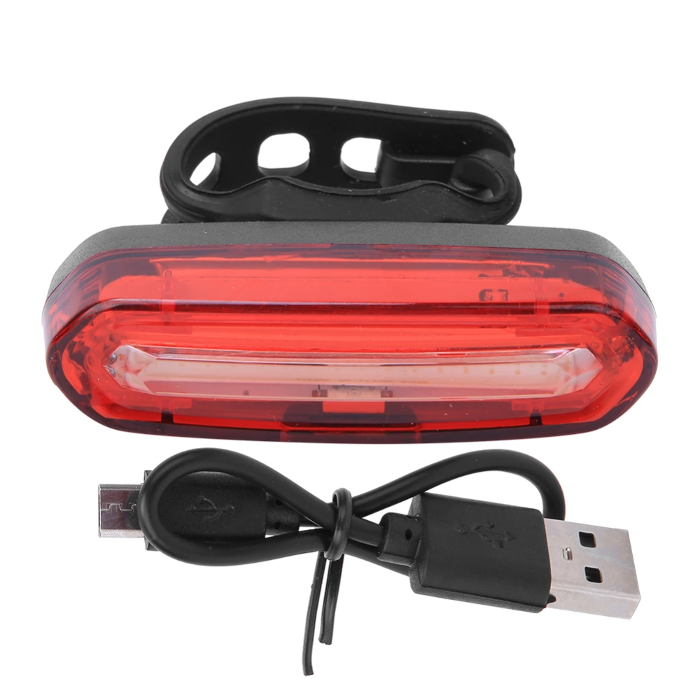 LED Bike Tail Rear Light Warning Light Nighting Cycling Equipment for Mountain Bicycle Fixed Gear USB Charging