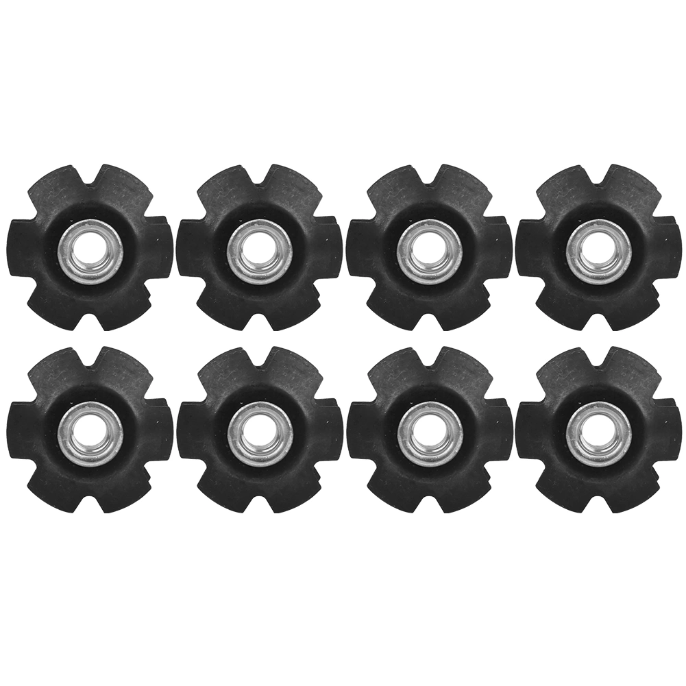 8Pcs Mountain Bike Bicycle Star Nut Headset Expanding Plug for 28.6mm / 1.1in Fork Parts